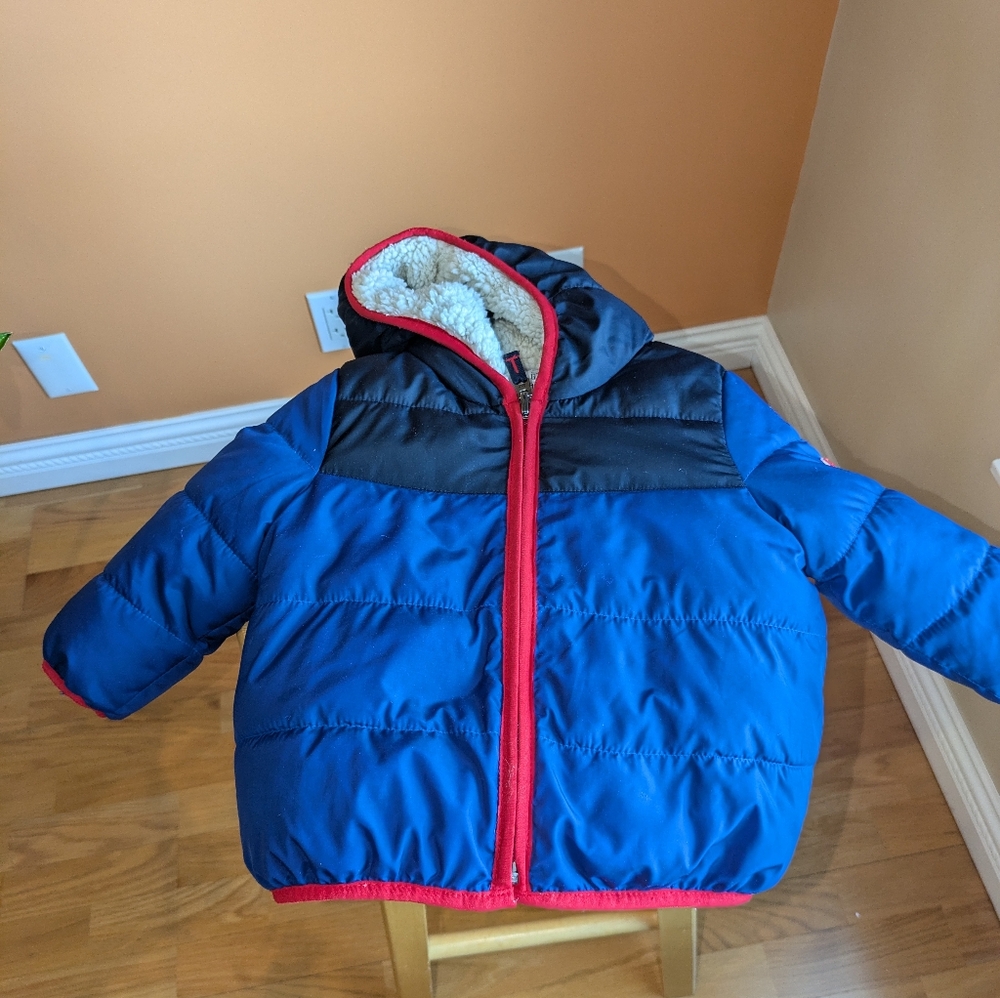 GAP baby Jacket Size 12-18 months baby Cold control reversible blue